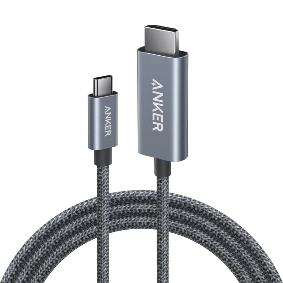 كابل Anker مضفّر من USB-C إلى HDMI
