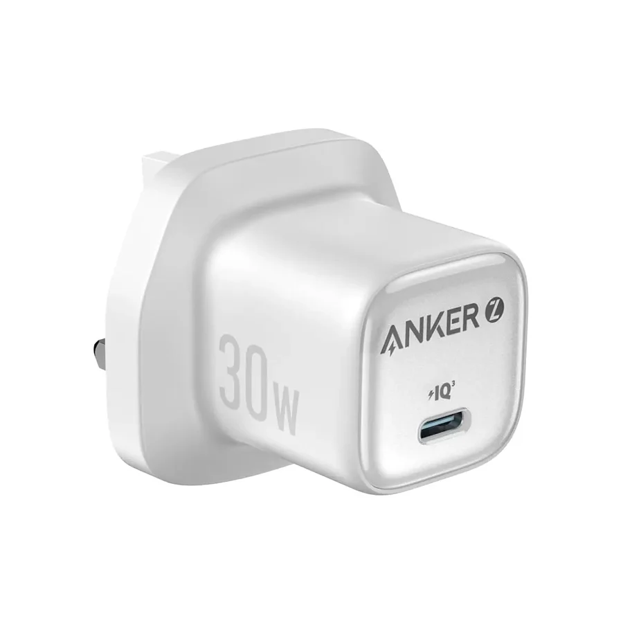 شاحن Anker حائط 30 واط USB-C – أبيض