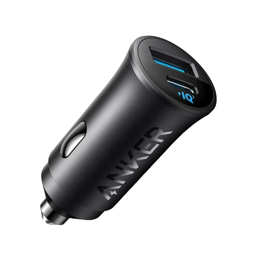 شاحن سيارة Anker PowerDrive 30W – منفذان